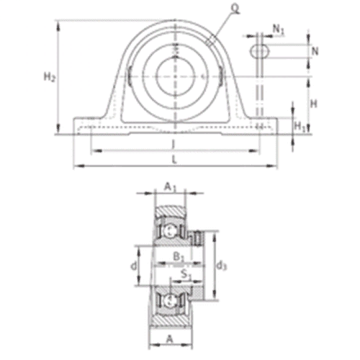 Bearings PASE3/4