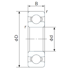 Подшипник 6802NKE