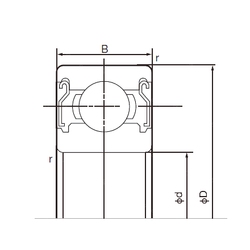 Подшипник 6001ZZE