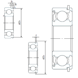 Подшипник 6015ZENR