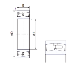 Подшипник 23022AX