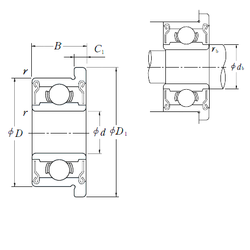 Подшипник F604ZZ