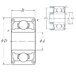 Подшипник R 1-4 ZZ