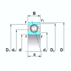 Подшипник 7224CTRSU