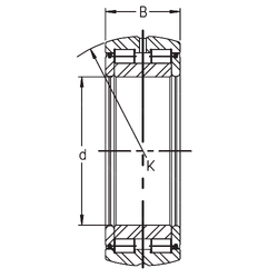 Подшипник SL05 022 E