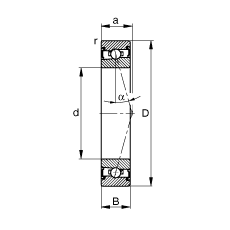 ПОДШИПНИК ШПИНДЕЛЬНЫЙ HSS7005-C-T-P4S