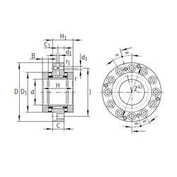 ПОДШИПНИК КОМБИНИРОВАННЫЙ ZARF3080-L-TV