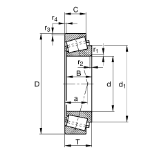 ПОДШИПНИК РОЛИКОВЫЙ КОНИЧЕСКИЙ T2EE040