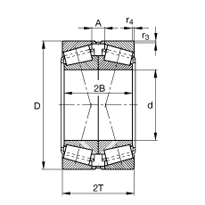 ПОДШИПНИК РОЛИКОВЫЙ КОНИЧЕСКИЙ 31314-A-N11CA-A100-140